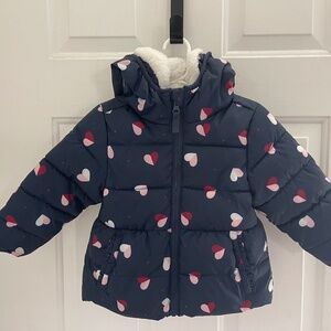Wonder Nation  Heart Puffer  Jacket Hearts  2T
